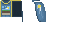 Realms MapMaker Cape texture, 64 by 32 pixels