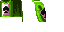 Spade Cape texture, 64 by 32 pixels