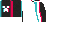 Follower's Cape texture, 64 by 32 pixels