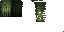 Zombie Horse Cape texture, 64 by 32 pixels
