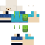 Minecraft skin texture, 64x64 pixels