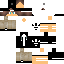 Minecraft skin texture, 64x64 pixels