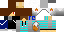 Minecraft skin texture, 64x32 legacy pixels