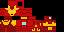 Minecraft skin texture, 64x32 legacy pixels