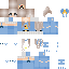Minecraft skin texture, 64x64 pixels