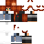 Minecraft skin texture, 64x64 pixels