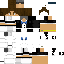 Minecraft skin texture, 64x64 pixels