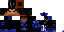 Minecraft skin texture, 64x32 legacy pixels