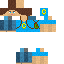 Minecraft skin texture, 64x64 pixels