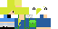 Minecraft skin texture, 64x32 legacy pixels
