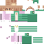 Minecraft skin texture, 64x64 pixels