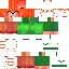 Minecraft skin texture, 64x64 pixels