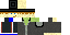 Minecraft skin texture, 64x32 legacy pixels