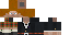 Minecraft skin texture, 64x32 legacy pixels