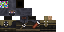 Minecraft skin texture, 64x32 legacy pixels