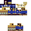 Minecraft skin texture, 64x64 pixels