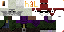 Minecraft skin texture, 64x32 legacy pixels