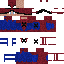 Minecraft skin texture, 64x64 pixels