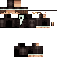 Minecraft skin texture, 64x64 pixels