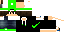 Minecraft skin texture, 64x32 legacy pixels