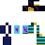 Minecraft skin texture, 64x64 pixels