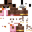 Minecraft skin texture, 64x64 pixels
