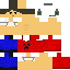 Minecraft skin texture, 64x64 pixels