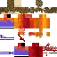 Minecraft skin texture, 64x64 pixels