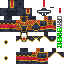 Minecraft skin texture, 64x64 pixels