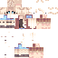Minecraft skin texture, 64x64 pixels