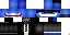 Minecraft skin texture, 64x32 legacy pixels