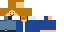 Minecraft skin texture, 64x32 legacy pixels