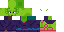 Minecraft skin texture, 64x32 legacy pixels