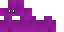 Purple Minecraft skin texture, 64x32 legacy pixels
