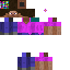 Minecraft skin texture, 64x64 pixels