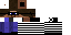 Minecraft skin texture, 64x32 legacy pixels