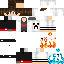 Minecraft skin texture, 64x64 pixels