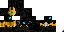 Minecraft skin texture, 64x32 legacy pixels