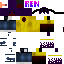 Minecraft skin texture, 64x64 pixels