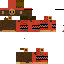 Minecraft skin texture, 64x64 pixels
