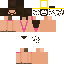 Minecraft skin texture, 64x64 pixels