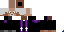 Minecraft skin texture, 64x32 legacy pixels