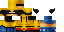 Minecraft skin texture, 64x32 legacy pixels