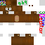 Minecraft skin texture, 64x64 pixels