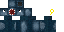 Minecraft skin texture, 64x32 legacy pixels