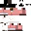Red Minecraft skin texture, 64x64 pixels