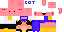 Minecraft skin texture, 64x32 legacy pixels