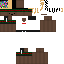 Minecraft skin texture, 64x64 pixels