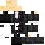 Minecraft skin texture, 64x64 pixels