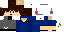 Minecraft skin texture, 64x32 legacy pixels